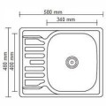 Мойка кухонная Ledeme L65848-R Декор